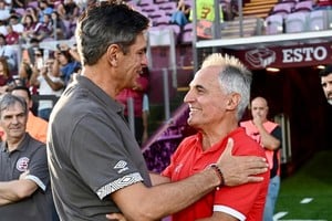 Será el reencuentro de Mauricio Pellegrino y Leonardo Carol Madelón. Foto: Juan Manuel Foglia