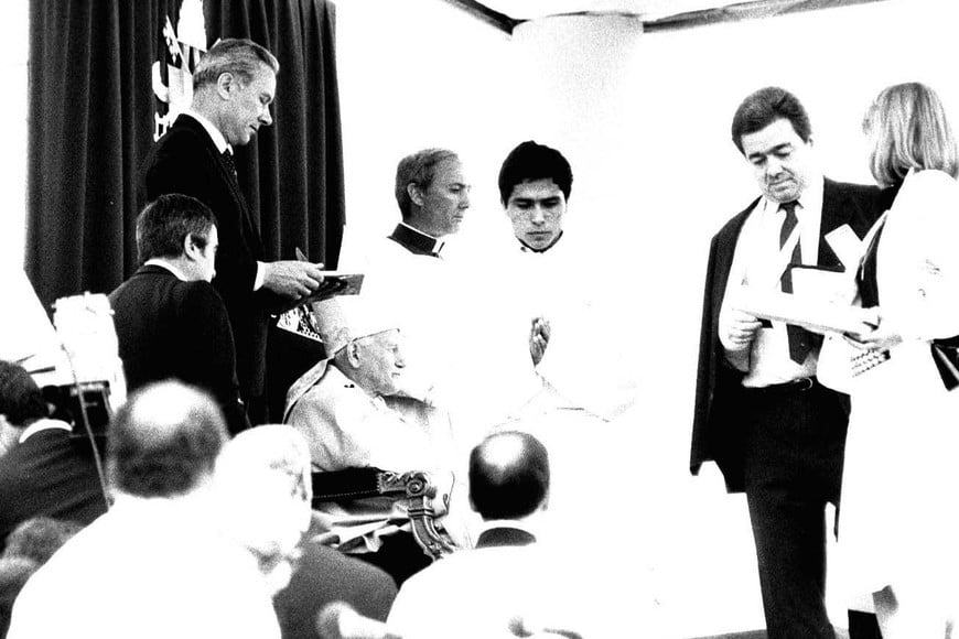 1987 fue la segunda visita.