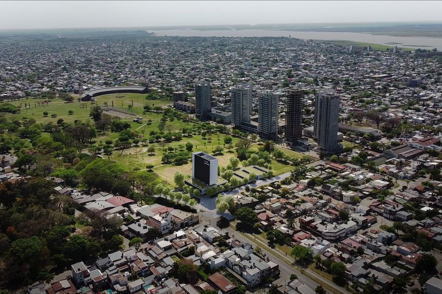 Proyecto de la Nueva Estación en el Parque Federal de la ciudad de Santa Fe. Crédito: Gobierno de Santa Fe