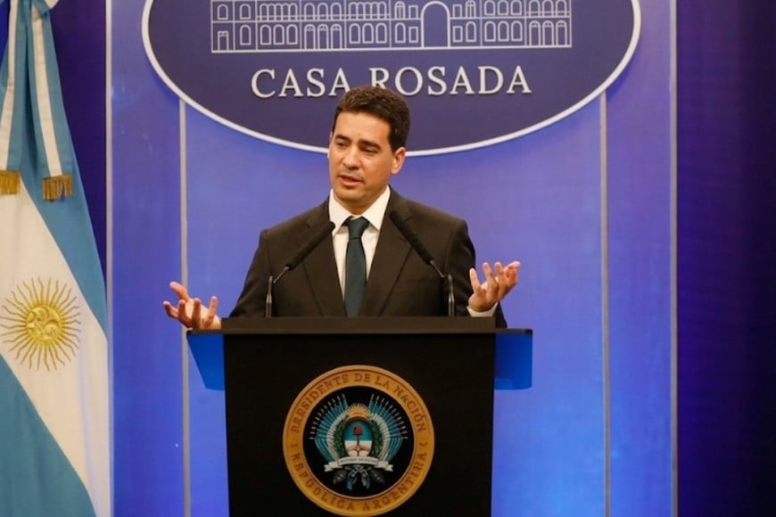 Adrian Ravier, vocero presidencial
