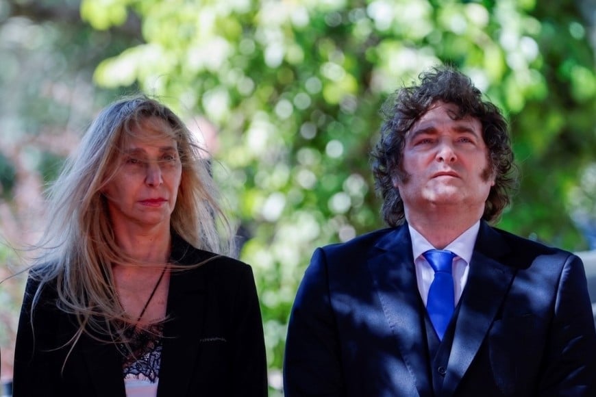 Karina y Javier Milei