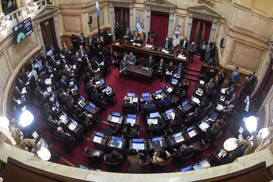 Recinto del Senado de la Nación. Crédito: HCSN