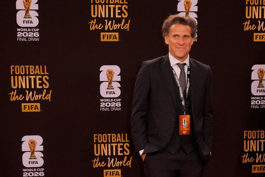 FILE PHOTO: Soccer Football - FIFA World Cup 2026 - FIFA World Cup 2026 Draw - John F. Kennedy Center for the Performing Arts, Washington, D.C., U.S. - December 5, 2025
Former footballer Diego Forlan arrives on the red carpet ahead of the FIFA World Cup 2026 Draw REUTERS/Brian Snyder/File Photo
