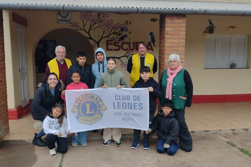 Prevención y servicio: el Club de Leones realizó controles de visión y salud en San Jerónimo Norte y la zona rural