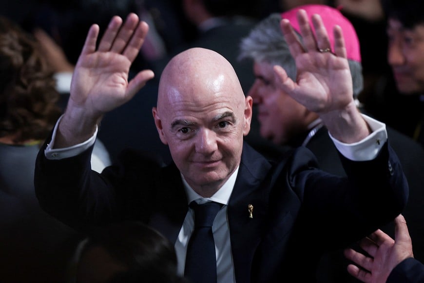 FIFA President Gianni Infantino attends the inauguration of Abelardo De La Espriella as Colombia's president, in Cali, Colombia, August 7, 2026. REUTERS/Luisa Gonzalez