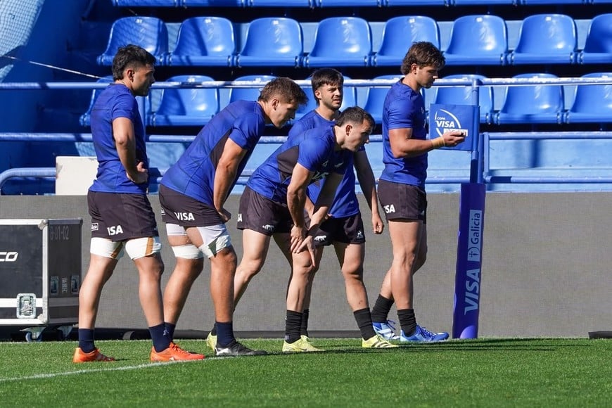 Los Pumas realizarin el Captain Run en el "José Amalfitani". Crédito: Fernando Nicola