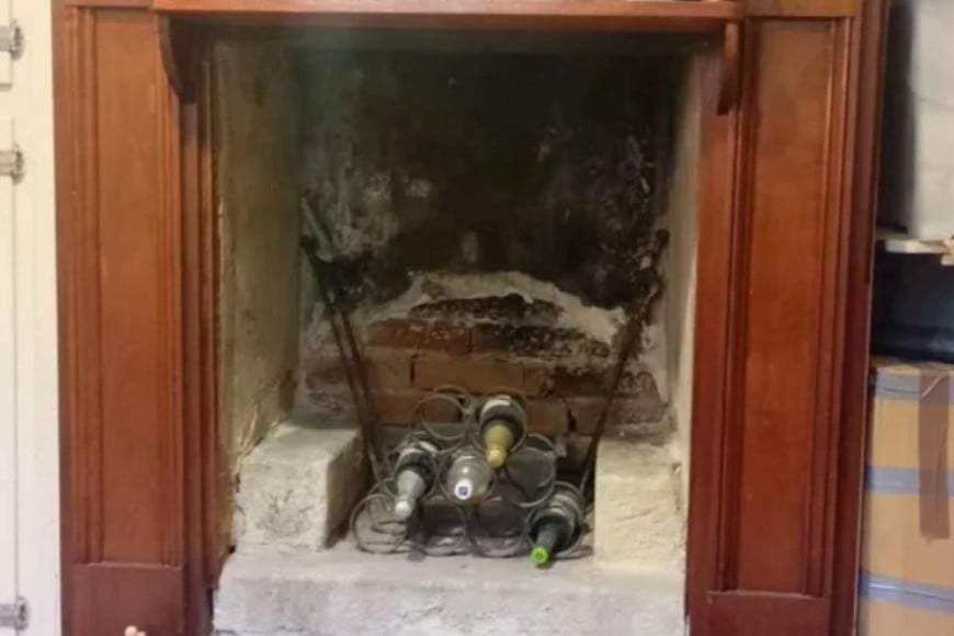 La chimenea donde se encontró el libro había estado sellada durante décadas.
