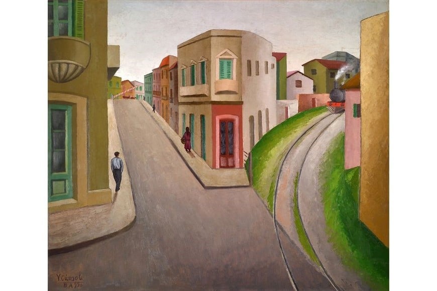 "Calle de La Boca ó Calle Magallanes". Foto: Museo Nacional de Bellas Artes de Buenos Aires