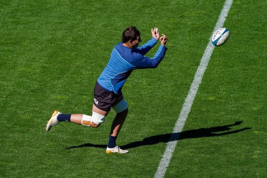 Los Pumas realizarin el Captain Run en el "José Amalfitani". Crédito: Fernando Nicola