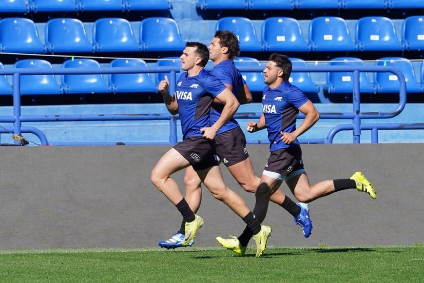 Los Pumas realizarin el Captain Run en el "José Amalfitani". Crédito: Fernando Nicola