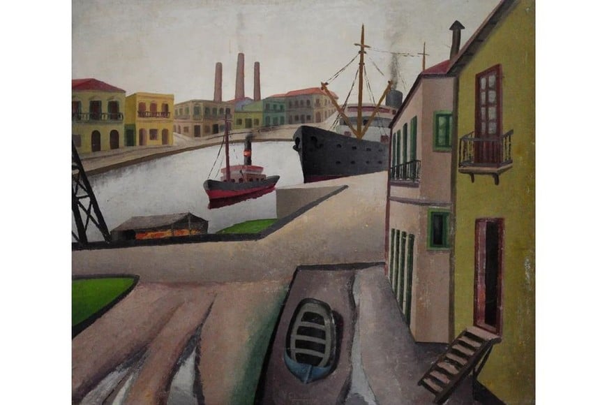 "El puerto". Foto: Museo Pettoruti