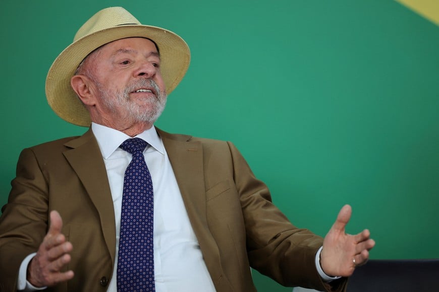 Brazil's President Luiz Inacio Lula da Silva attends a ceremony at the Planalto Palace in Brasilia, Brazil, August 6, 2026. REUTERS/Adriano Machado