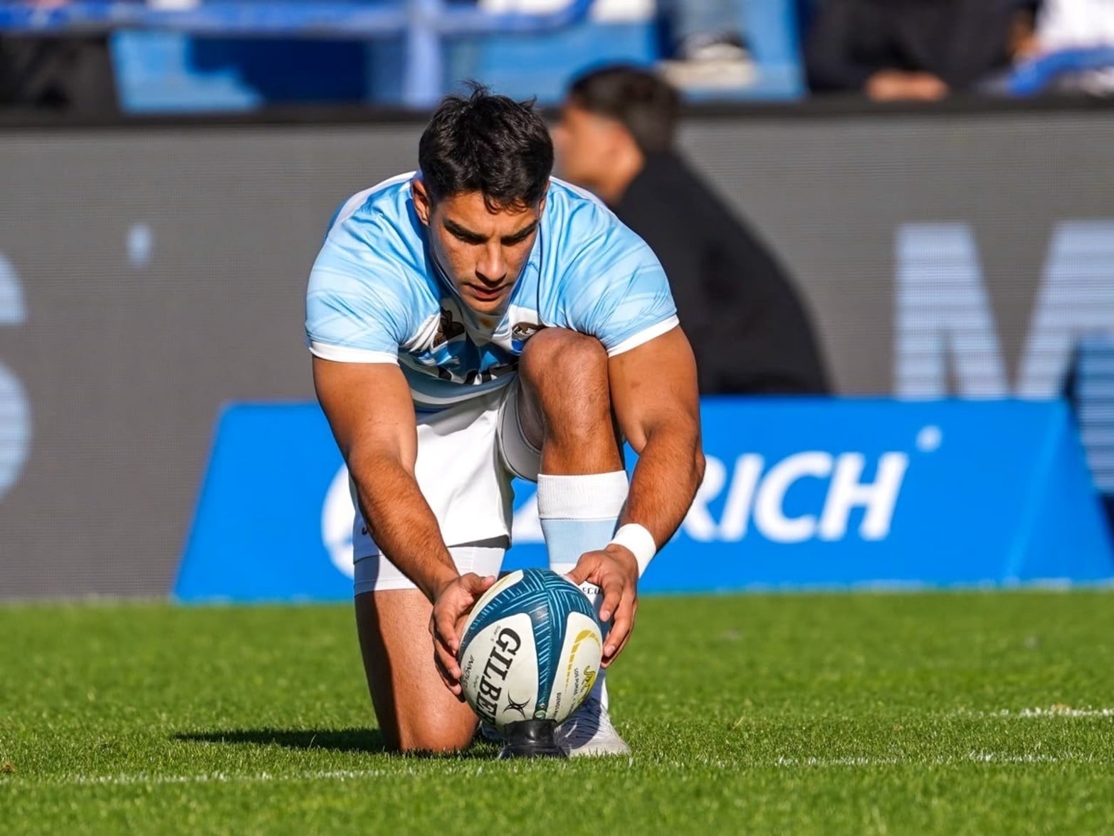 El partido entre Los Pumas vs. Sudáfrica en el estadio José Amalfitani de Vélez.