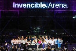 Pullaro inauguró el Invencible Arena, una de las nuevas sedes de los Juegos Suramericanos 2026.