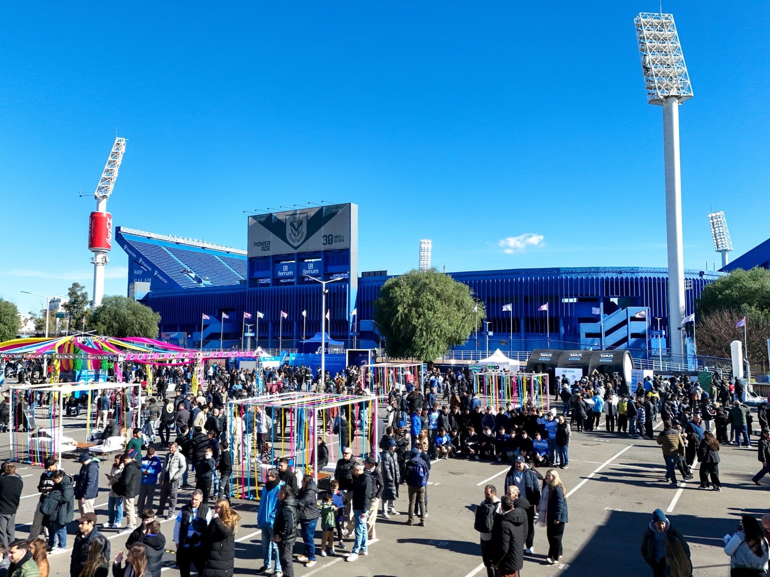 La previa de Los Pumas vs. Sudáfrica en el estadio José Amalfitani de Vélez.