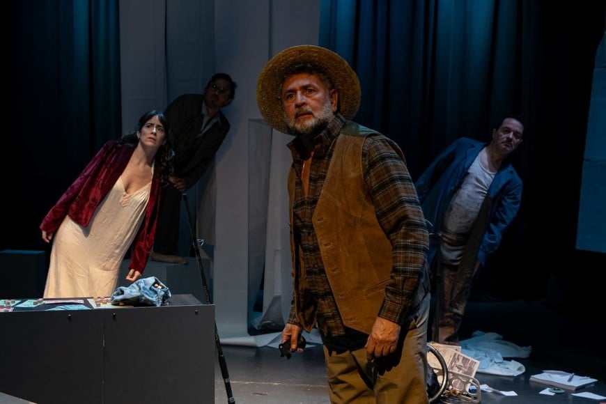 Obra teatral “Segundo Cielo”: Alejandrina Echarte, José Pablo Viso, Roberto Francucci y Juan Candioti