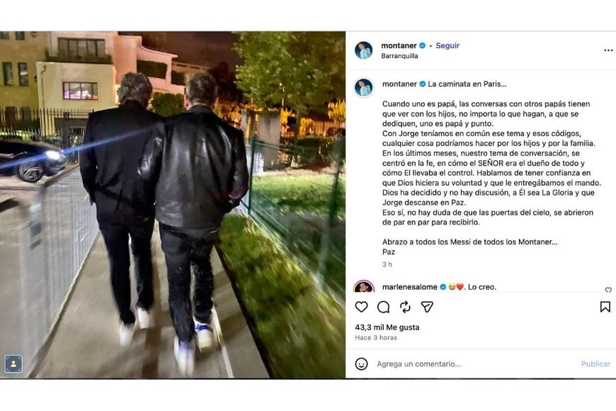 El emotivo mensaje de Ricardo Montaner.