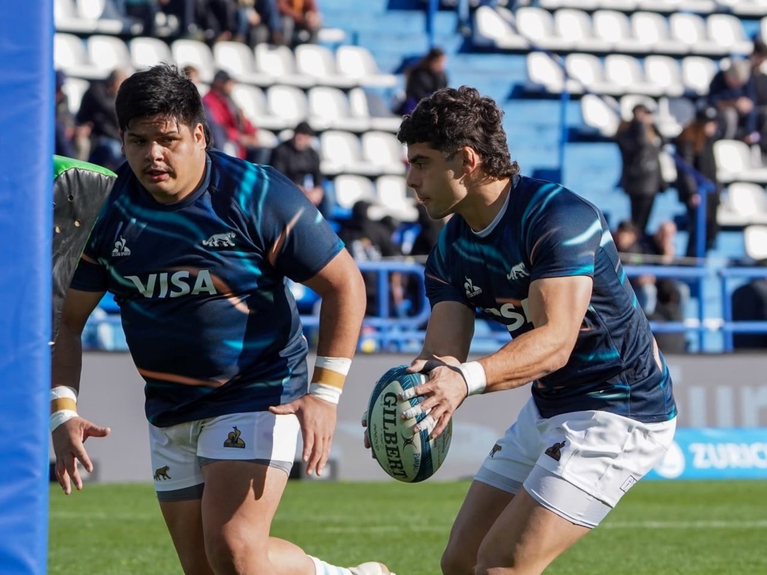 El partido entre Los Pumas vs. Sudáfrica en el estadio José Amalfitani de Vélez.