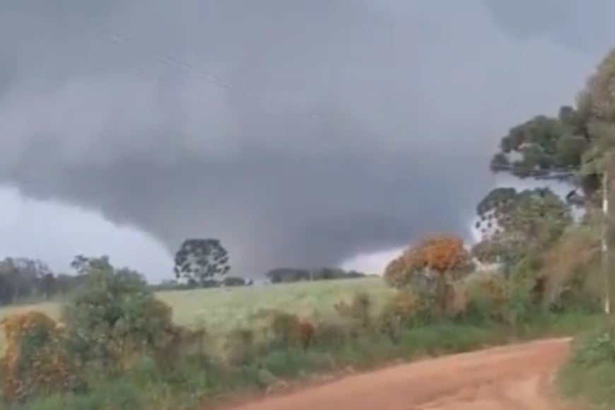 La sucesión de tormentas severas volvió a poner bajo atención al sur de Brasil