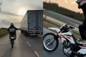 Las imágenes mostraban distintas maniobras realizadas durante sus recorridos.