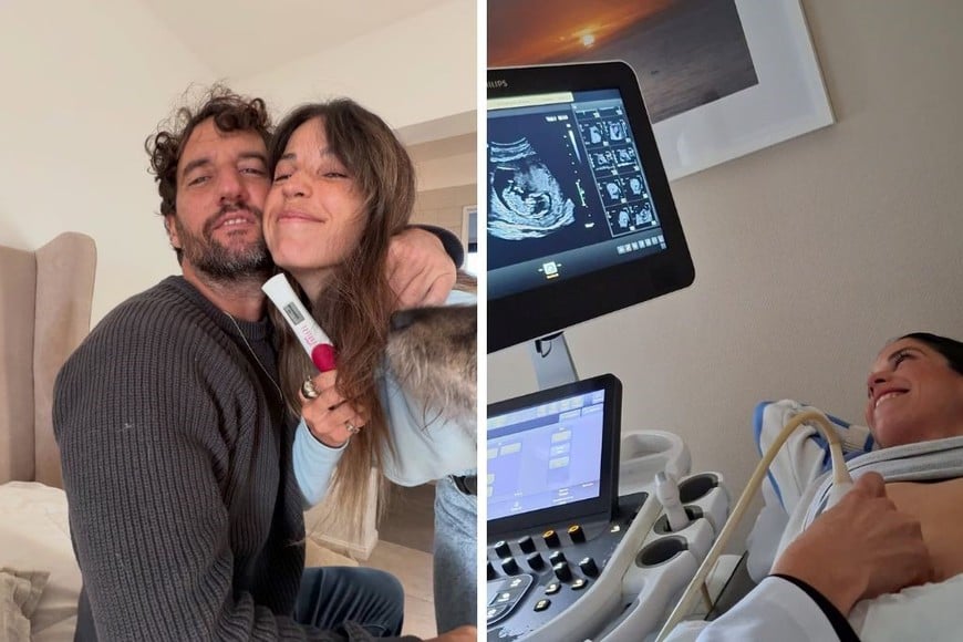 Cande Molfese mostró su ecografía y anunció en vivo que será mamá por primera vez.