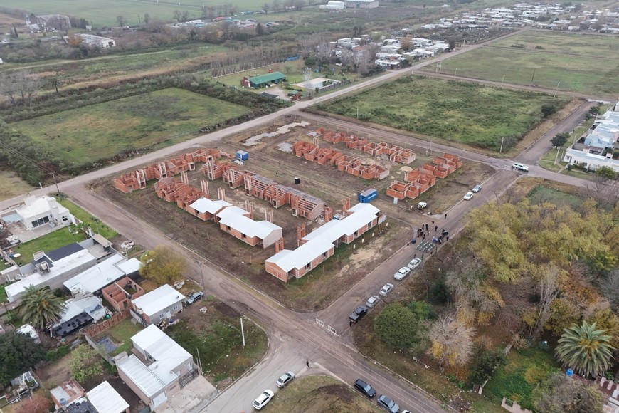 Avanza en Casilda la construcción de 52 viviendas con una inversión superior a $2.600 millones