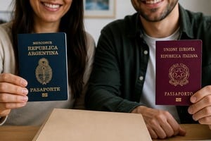 La Justicia italiana reafirmó que el derecho de sangre se adquiere al nacer y no prescribe, lo que reabre la esperanza para miles de descendientes en la Argentina. Foto generada con IA.