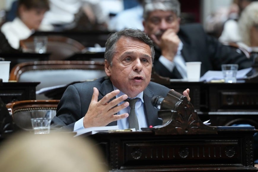 Giuliano presentó un proyecto para prevenir daños ante eventos climáticos extremos.