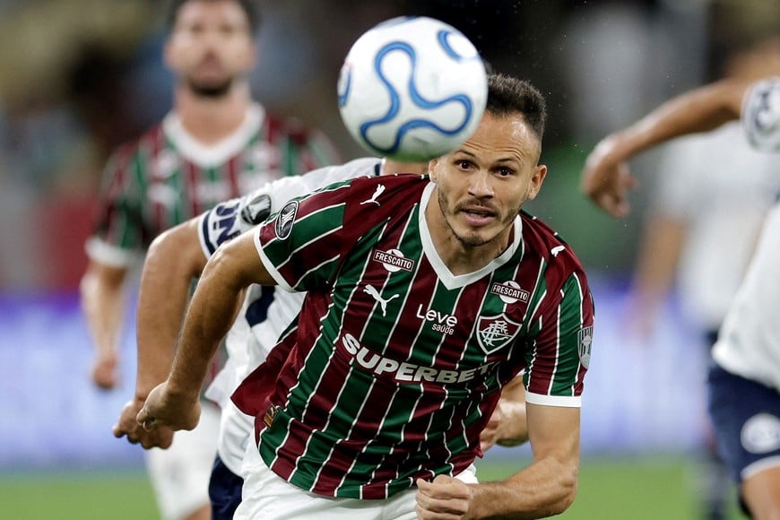 Soccer Football - Copa Libertadores - Round of 16 - First Leg - Fluminense v Independiente Rivadavia - Estadio Maracana, Rio de Janeiro, Brazil - August 11, 2026
Fluminense's Rene in action REUTERS/Ricardo Moraes