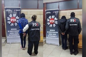 Efectivos de la PDI detuvieron a la pareja el pasado 4 de agosto. Foto: Prensa PDI