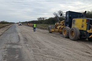 “En otros lugares del país las obras están paralizadas. En Santa Fe seguimos haciendo infraestructura porque entendemos que es fundamental para el desarrollo". Foto: Gentileza