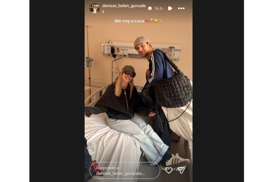 Denisse González recibió el alta tras 12 días internada.