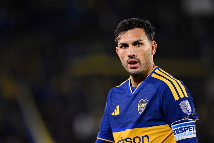 Soccer Football - Copa Sudamericana - Round of 16 - First Leg - Boca Juniors v Recoleta - Estadio Tomas Adolfo Duco, Buenos Aires, Argentina - August 11, 2026
Boca Juniors' Leandro Paredes reacts REUTERS/Rodrigo Valle
