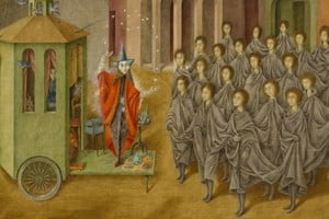 Fragmento de "El mago" obra de Remedios Varo de 1956. Foto: Moma