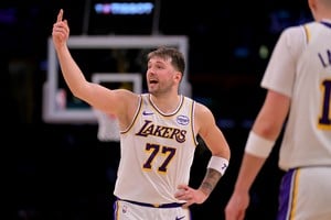 Luka Doncic, figura central del nuevo proyecto deportivo de la franquicia californiana. Foto: Reuters
