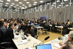 El oficialismo logró avanzar con la reforma del BCRA tras un tenso debate en un plenario de comisión. Foto: HCDN.