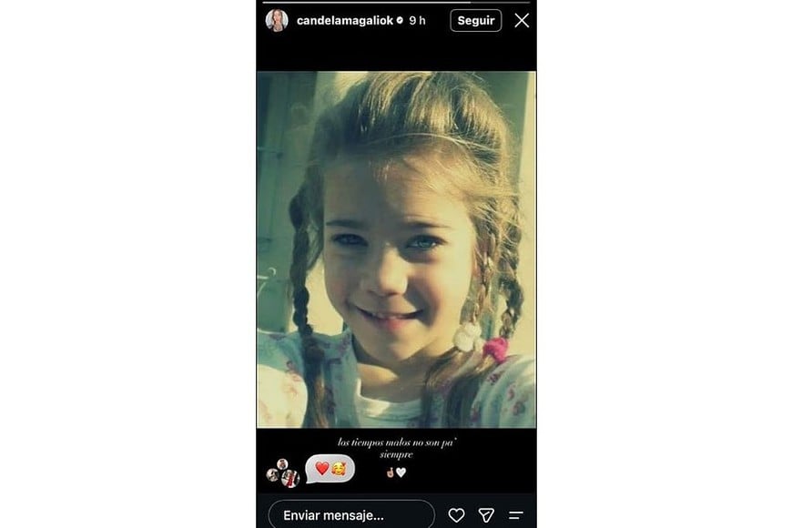 La influencer publicó una foto de chica con una sugestiva frase.