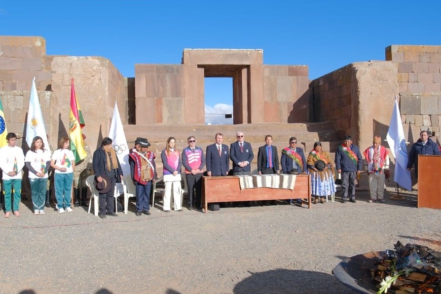 La ceremonia recuperó una de las tradiciones más representativas del deporte sudamericano.