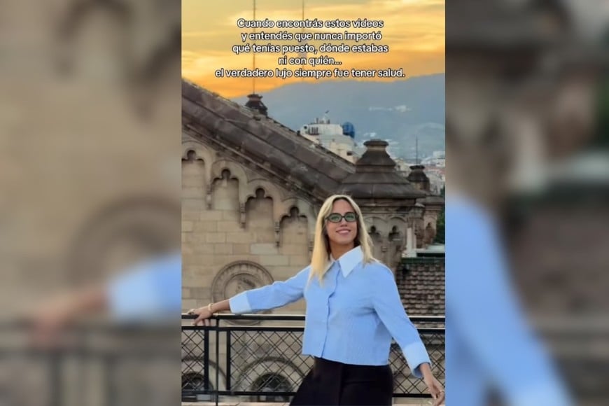 La joven agradeció el apoyo recibido durante los días más difíciles.