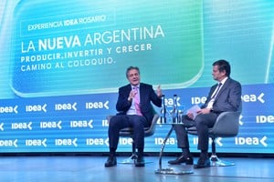 Daza fue entrevistado por el presidente de Idea, Santiago Mignone.