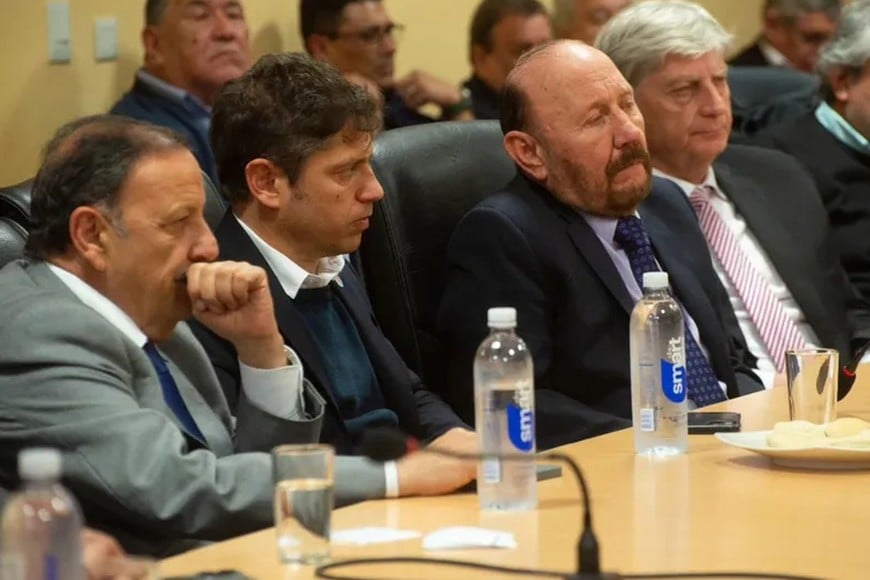 Ricardo Quintela, Axel Kicillof, Gildo Insfrán y Sergio Ziliotto.
Archivo El Litoral