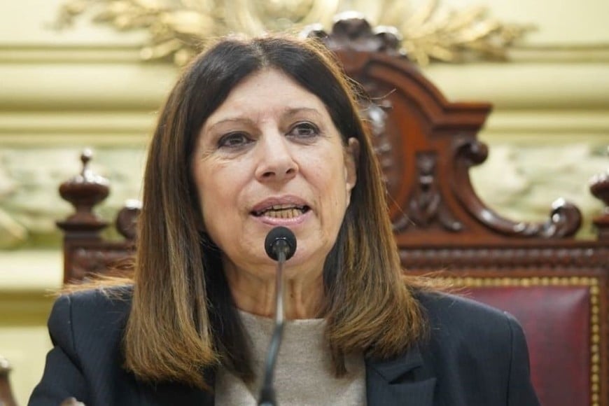 Clara García, presidenta de Diputados. Foto: Cámara de Diputados