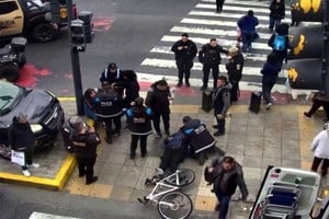 Tres personas resultaron heridas.