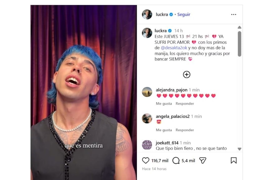 La fuerte indirecta de Luck Ra a La Joaqui.