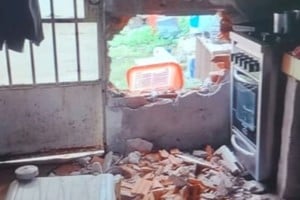 El implicado llevó a cabo la abertura con diferentes herramientas.