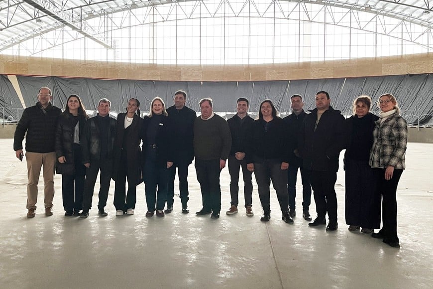 El nuevo velódromo de Rafaela entra en la etapa final de construcción.