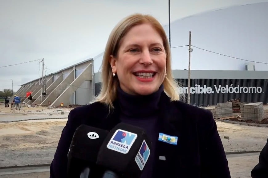 El nuevo velódromo de Rafaela entra en la etapa final de construcción.