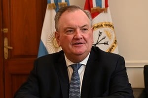 En uno de los despachos de la Gobernación, Michlig recibió a El Litoral para hablar de política santafesina. Foto: Flavio Raina.