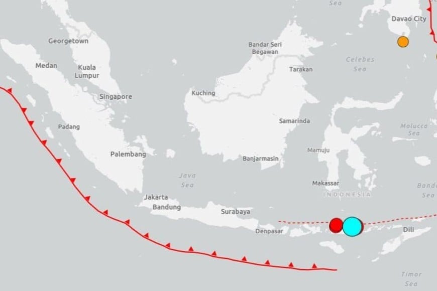 terremoto en indonesia