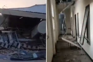 Los desastres que dejó el fuerte sismo.